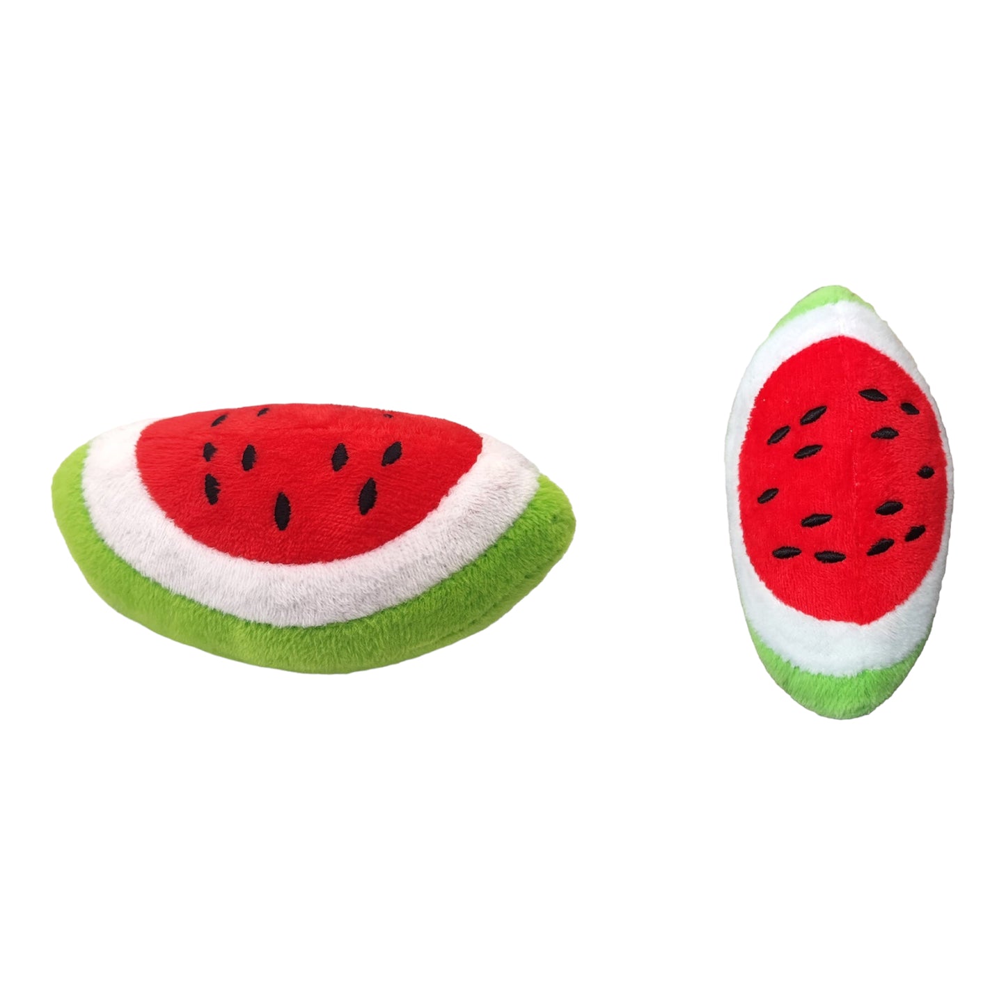 Fabric Water Melon Squeaky Pet Toy - Doki Pet UK