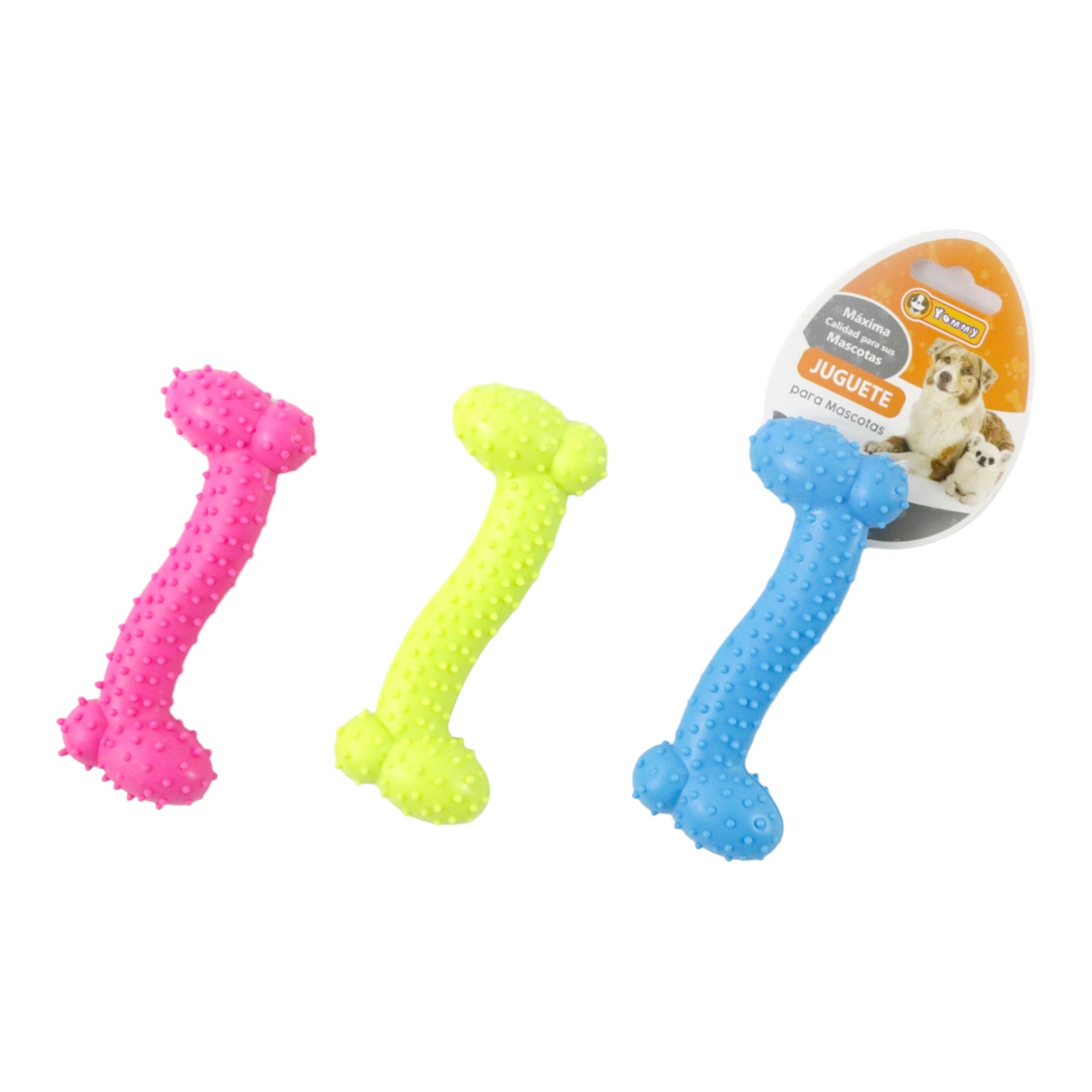 Mini Rubber Bone Toy - Doki Pet UK