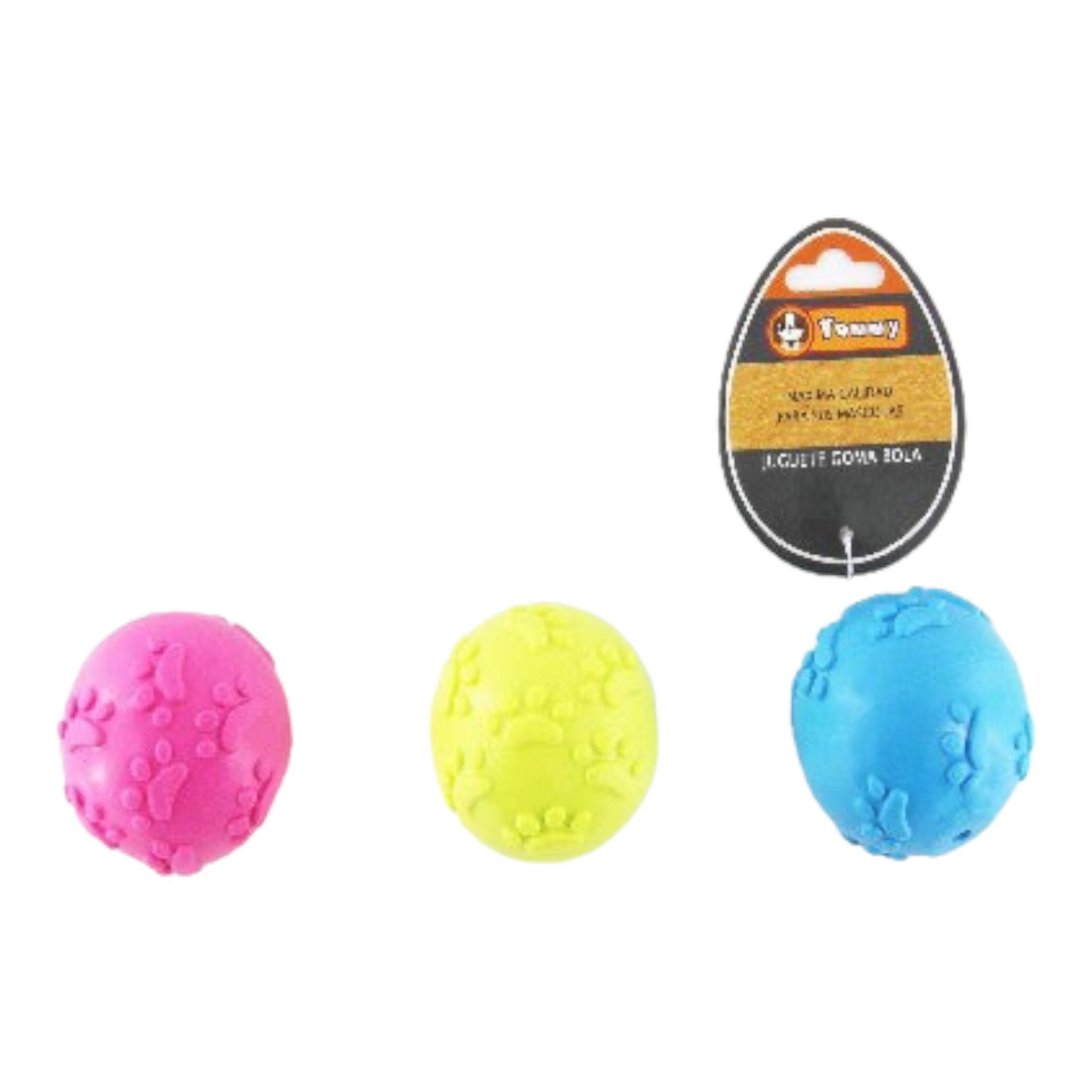 Paws Patterned Ball - Doki Pet UK