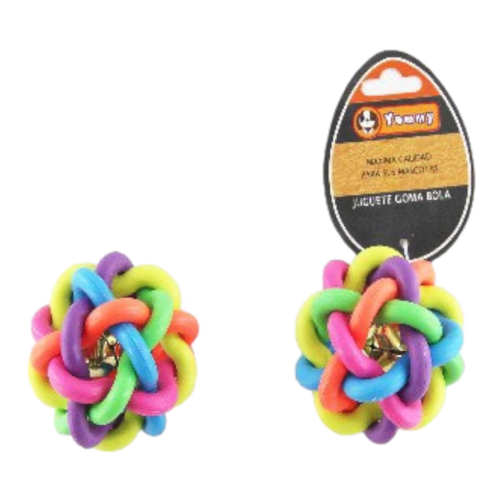 Rattling Colourful Ball - Doki Pet UK