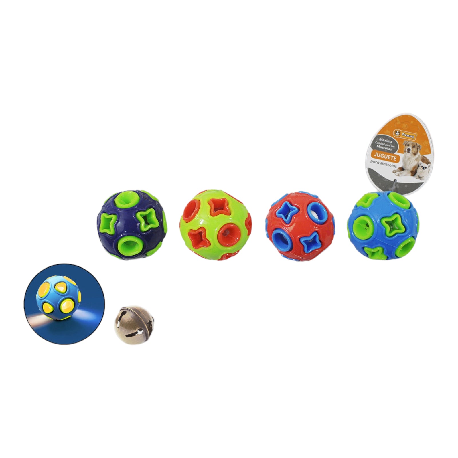 Small LED Light Up Balls - Doki Pet UK