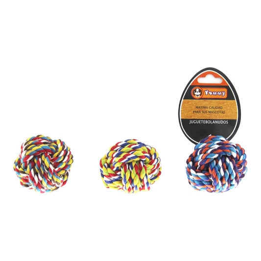 Rope Ball (Mixed Colours) - Doki Pet UK