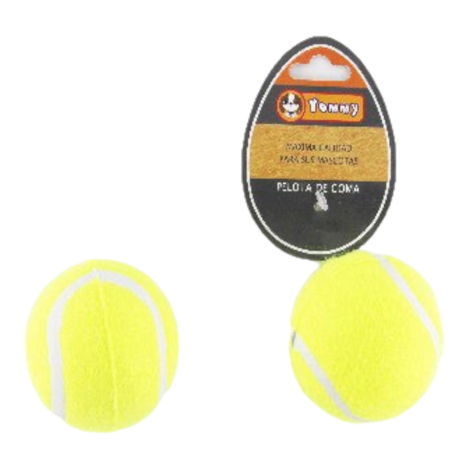 Bouncy Green Tennis Ball - Doki Pet UK