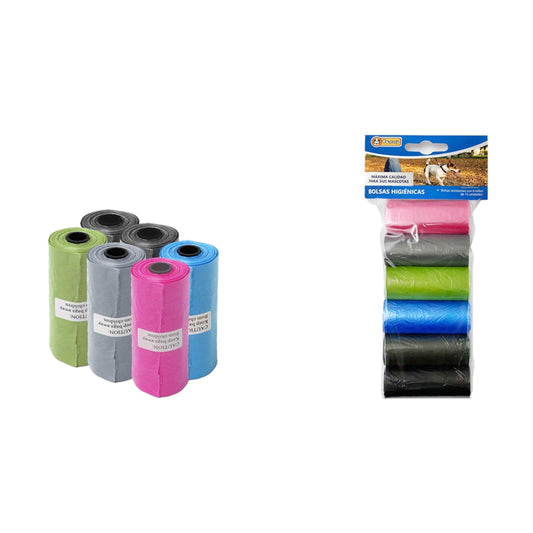 90 Multi-Colour Extra Thick Waste Bags - Doki Pet UK