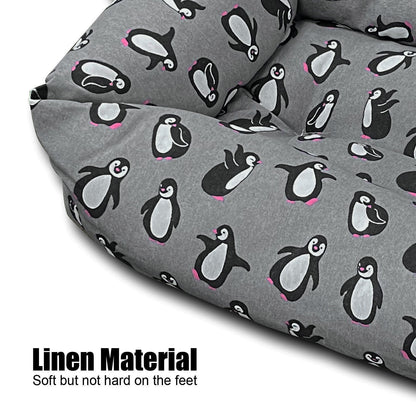 Penguin Print Bed - Doki Pet UK