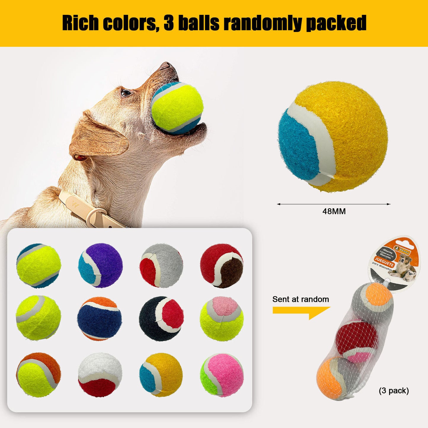 Bouncy Tennis Balls - Doki Pet UK