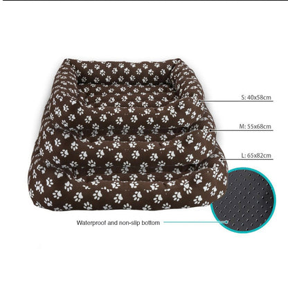 Fabric Dotted Bed - Doki Pet UK