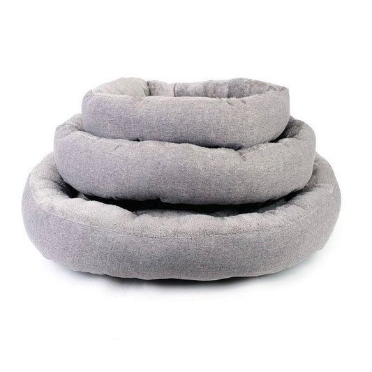 Grey Round Bed - Doki Pet UK