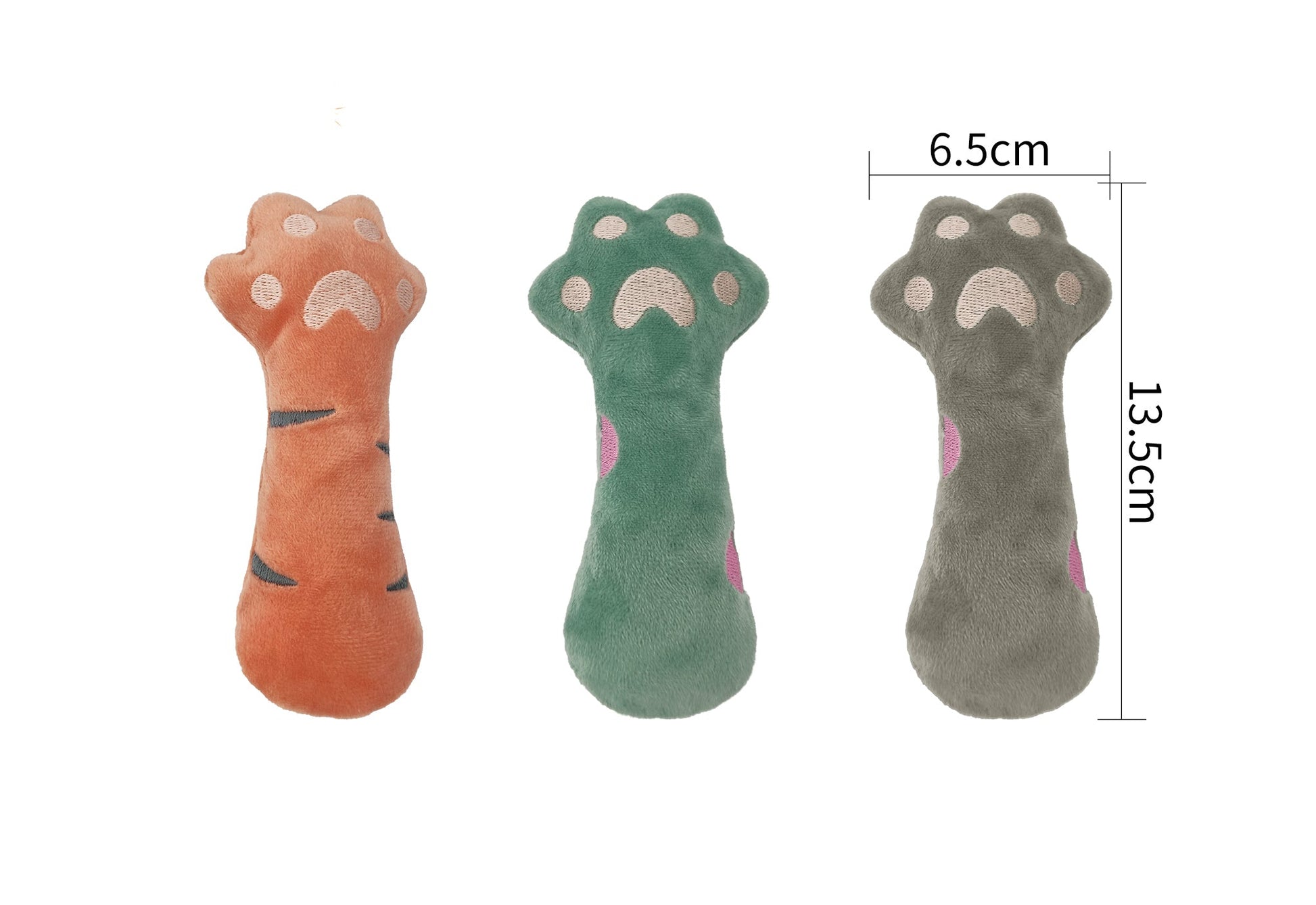 Fabric Paw Squeaky Toy - Doki Pet UK